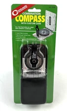 New Coghlan’s Combination Compass w/ Case Map Lensatic Liquid Housing VTG 1999
