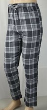 POLO Ralph Lauren Grey Cream Plaid Pajamas Lounge Sleep Pants Black Pony NWT