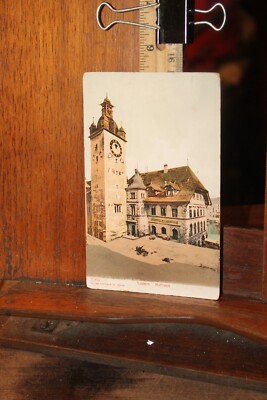 Antique Postcard Luzern Rathaus 