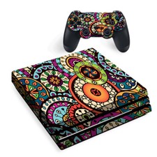 PS4 Pro Console Skins Decal Wrap ONLY - Ethnic Circles Pattern