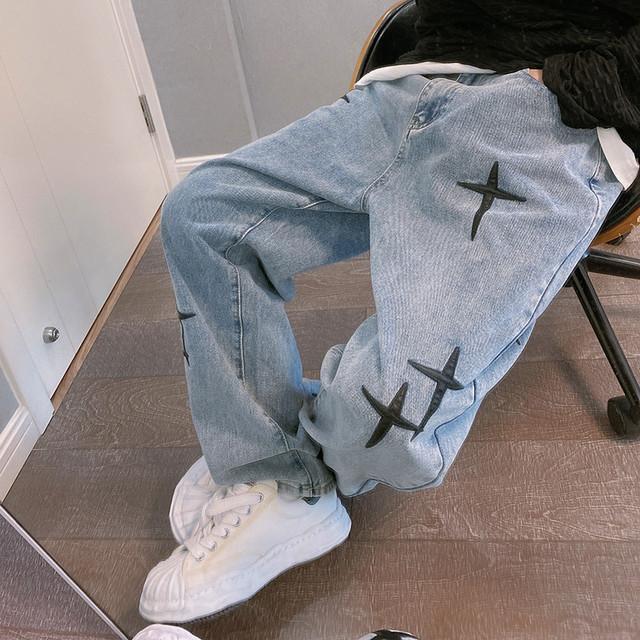 De Moda Pantalon Para Hombre Pantalones Mezclilla Calzones Calzas Vaqueros