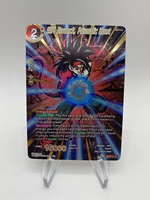 SS4 Bardock, Prismatic Burst Foil 2021 Anniversary Dragon Ball Super Card TCG