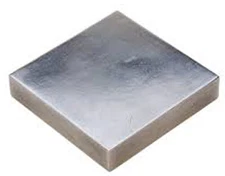 Bench Block, hardened steel for jewelers   2.5"x2.5"x 3/4" (bp1)
