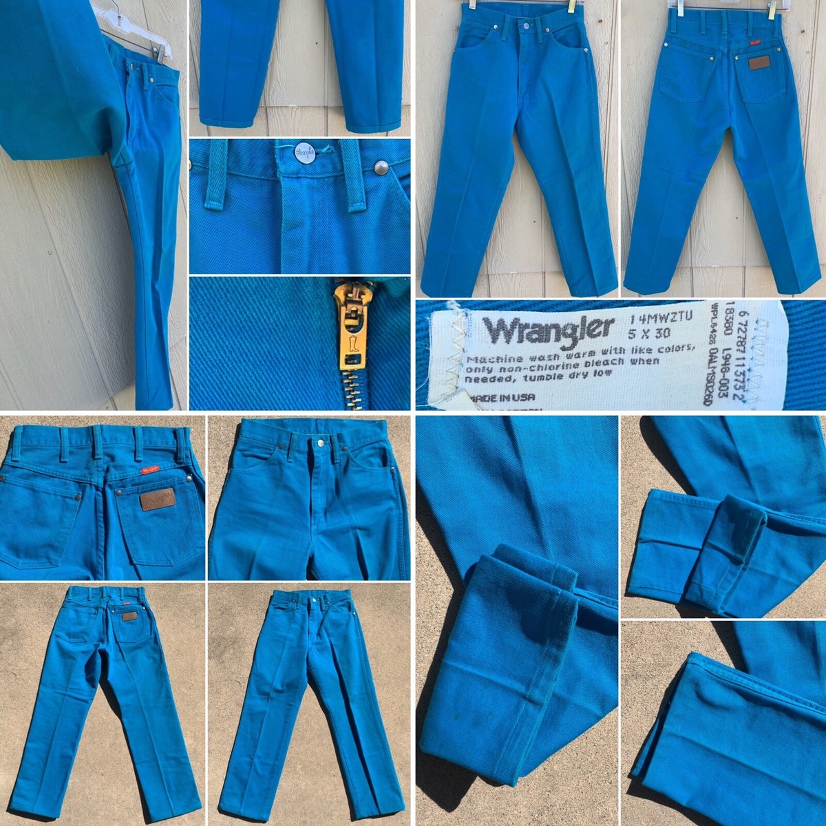 Vintage Wrangler Jeans High Waist Western Made In USA Size 5 Vintage Wrangler Jeans High Waist Western Made In USA Size 5