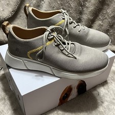 NEW Hush Puppies Cooper Lace Up Taupe Knit Casual Shoes HM01134-252 Mens Sz 9.5M