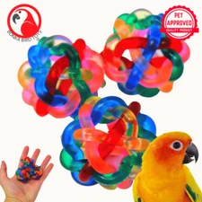 2014 1" Wibbly Ball bird parrot cat dog kid toy party favor bouncing craft game