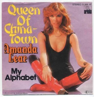 7'' Amanda Lear: Queen Of China-Town / My Alphabet - 1977