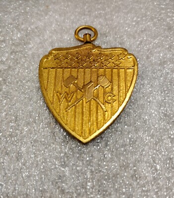 Fraternal Benefit Society Woodworkers Loggers Lumbermen Insurance Plan Pendant 