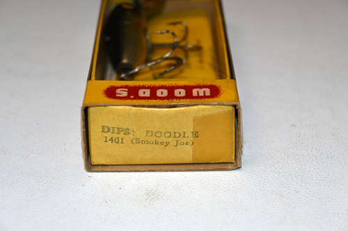 Vintage Wood's Dipsy Doodle 1401 Smokey Joe in Window Box w/1950 Paperwork - Picture 9 of 12