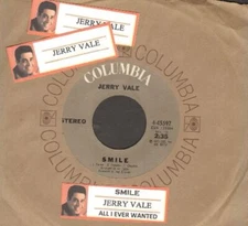 Vale, Jerry - Smile/All I Ever Wanted Columbia 45597 Vinyl 45 rpm Record