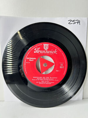 Westward Ho The Wagons! Rex Allen, The Mellomen and Orchestra  7'' Vinyl Single 