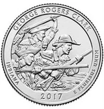 2017 D George Rogers Clark National Park Quarter - Brilliant Uncirculated - ATB
