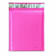 50 #2 PINK Poly Bubble Mailers Envelopes Padded Mailer Shipping Bags 8.5x12