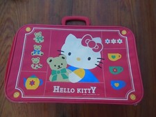 Vintage Hello Kitty Sanrio 1995 Red Suitcase Luggage 18" x 12"