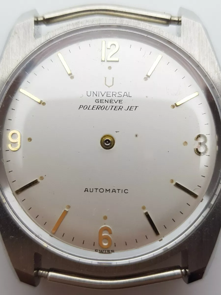 Universal Geneve Polerouter Jet 851101 Case with Movement Parts