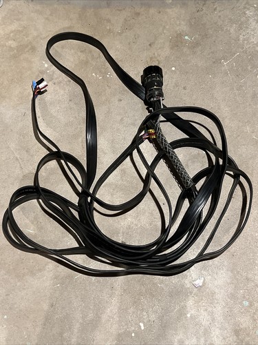 Festoon Cable PVC Jacket Wire Black W 19 Male Pin Kellems Grid E- 24573 Lighting