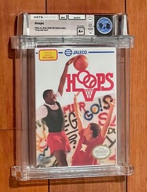 Hoops for Nintendo (NES), 1989 9.8 A+ WATA not VGA CGC Top of Pop Sealed Rare