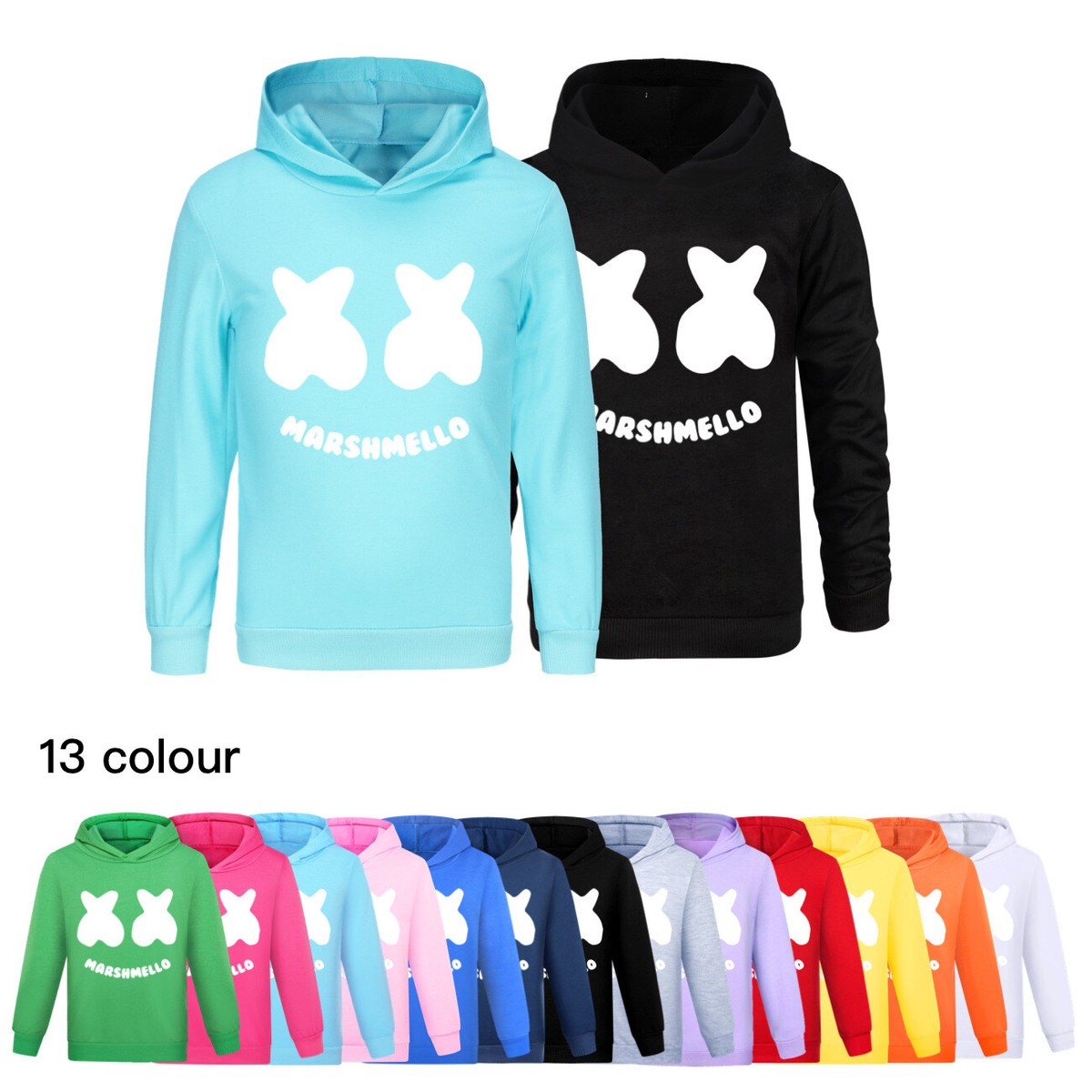 Marshmello Artistic Tees And Hoodies Marshmello Hoodie Orange