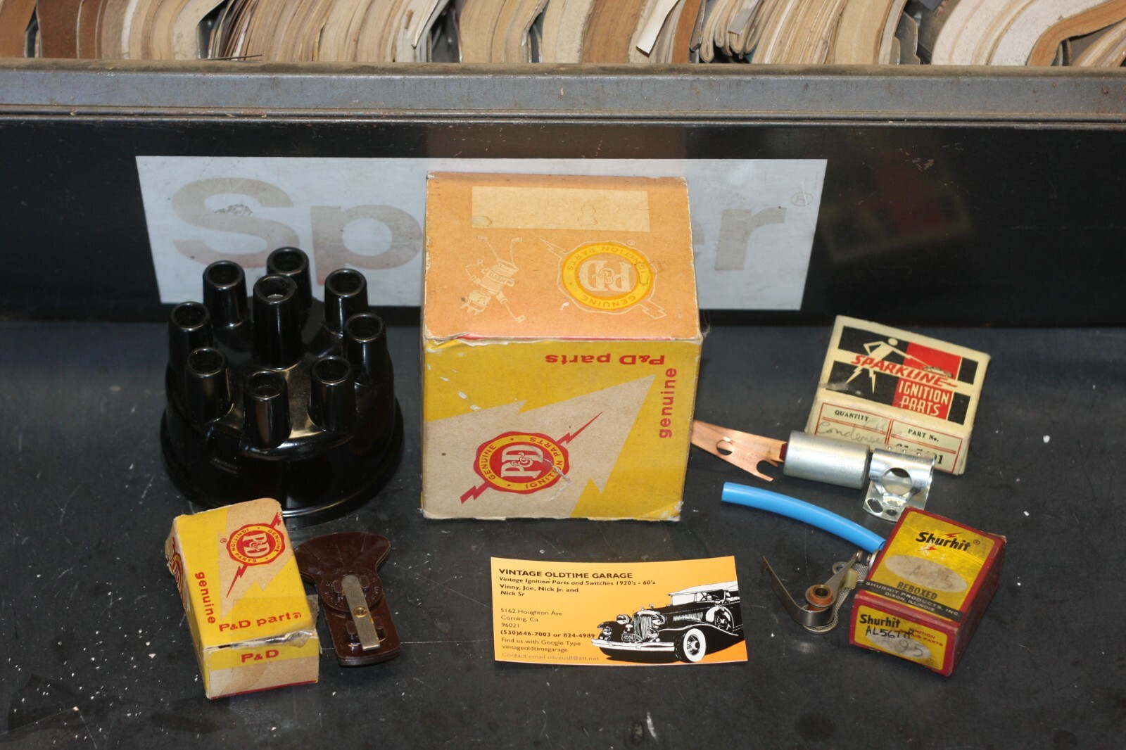 1956 STUDEBAKER DISTRIBUTOR CAP TUNE UP KIT