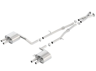 For 18-21 Kia Stinger 3.3L V6 Turbo Borla 2.25in Pipe Dia Dual Split Rear Exit