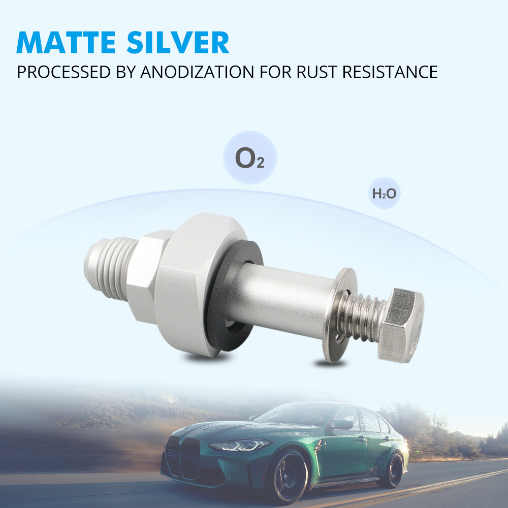 BEVINSEE Universal Fuel / Gas Tank Return Line Bung Fitting Kit No