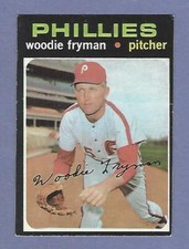 1971 Topps - #414  Woodie Fryman - Philadelphia Phillies - ExMt