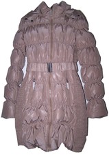 Edina Ronay London Luxury Down Padded Coat Taupe Bnwt