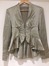 Jason Matlo Gold Jacket - Size 6uk