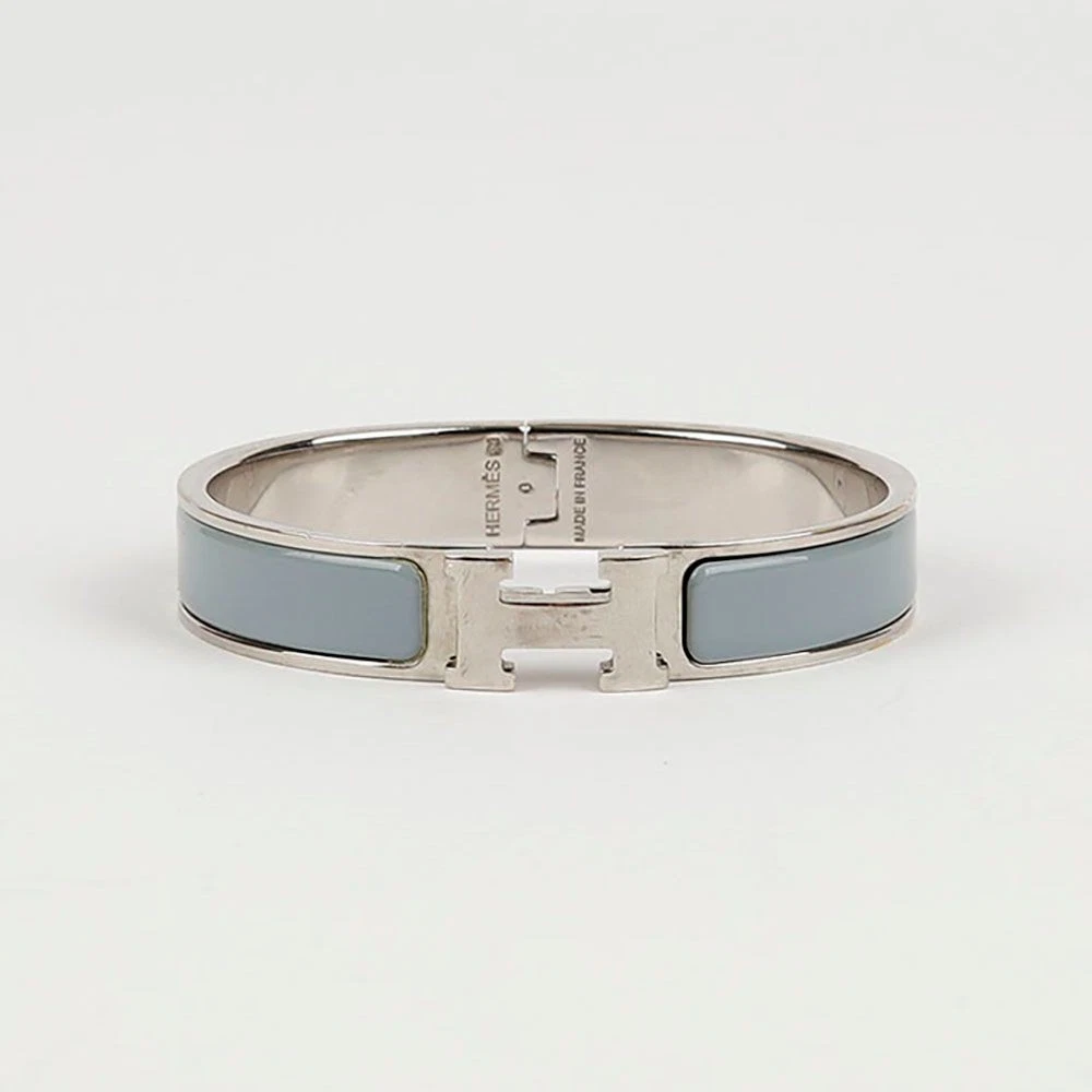 HERMÈS Bracciale clickash Hermes misura PM colore blu chiaro 55427738