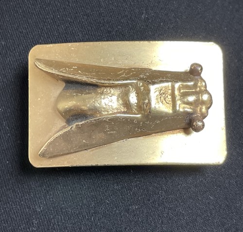 Rare Cicada Insect Bug Vintage Belt Buckle