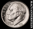 1956 Silver Roosevelt Dime - Choice Gem Brilliant Unc  Lustrous  #K4356