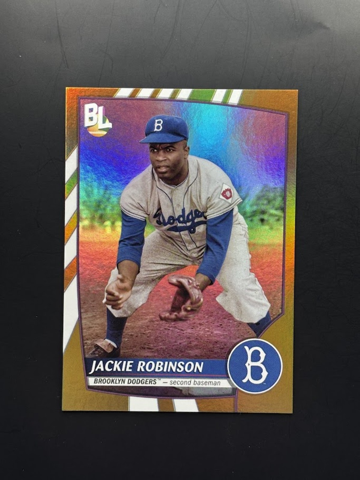 2023 Topps Big League Jackie Robinson #302 Legendary Gold Foil Dodgers