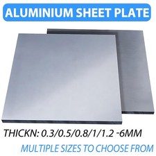 Aluminium sheet plate Thickn 0.3/0.5/0.8/1/1.2 -6mm 1060 Aluminium sheet plate
