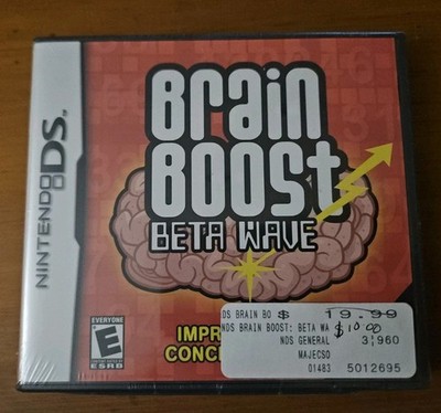 BRAIN BOOST: Beta Wave (Nintendo DS, 2006) NEW Video Game SEALED 