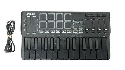 Donner DMK25 Pro 25 Mini Key MIDI Controller USB C Touch Bar 40 Courses
