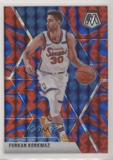 2019-20 Panini Mosaic Reactive Blue Prizm Furkan Korkmaz #199 00m9