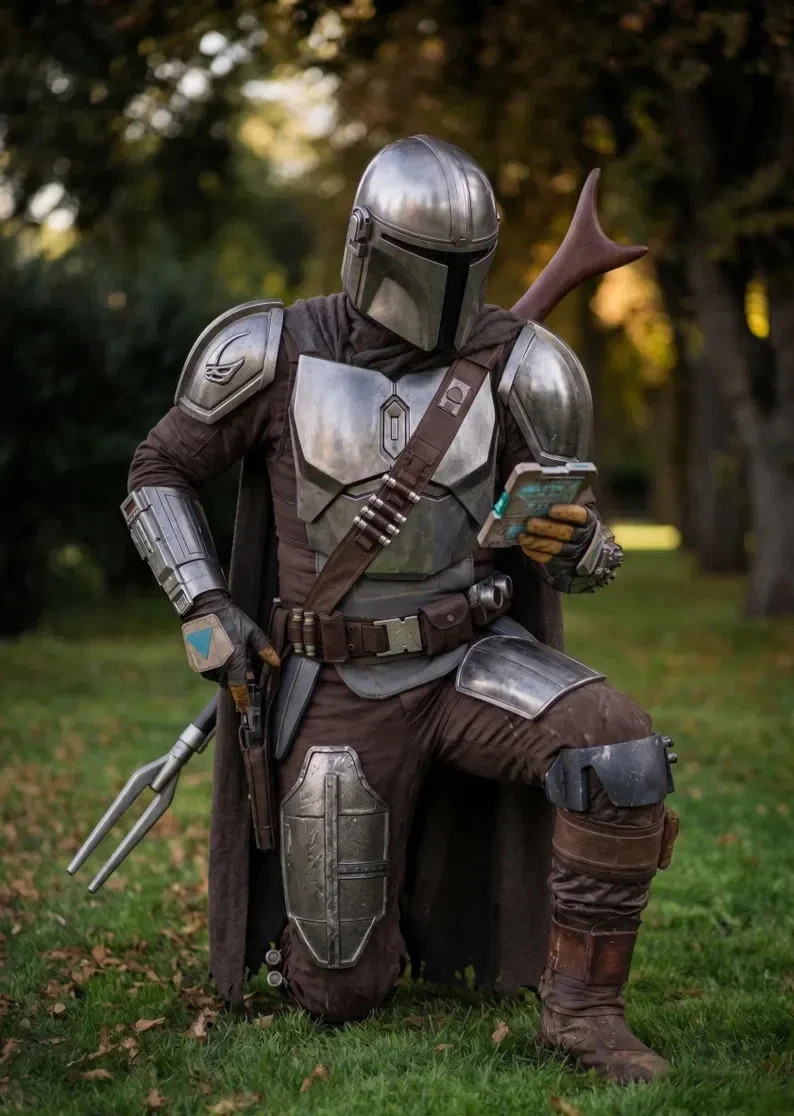 Costume Mandaloriano Beskar Armatura Completo