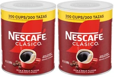 NESCAFÉ CLÁSICO Instant Coffee, Dark Roast Coffee, 1 Canister (14.1 Oz)