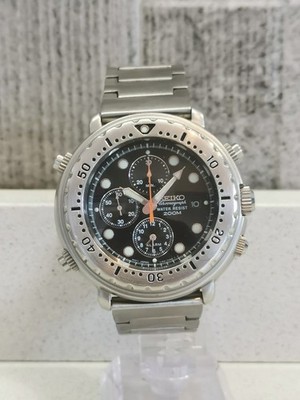 Seiko ITALIAN TUNA Y182-7C20 Quartz Chronograph - April 1998 - FULL SET