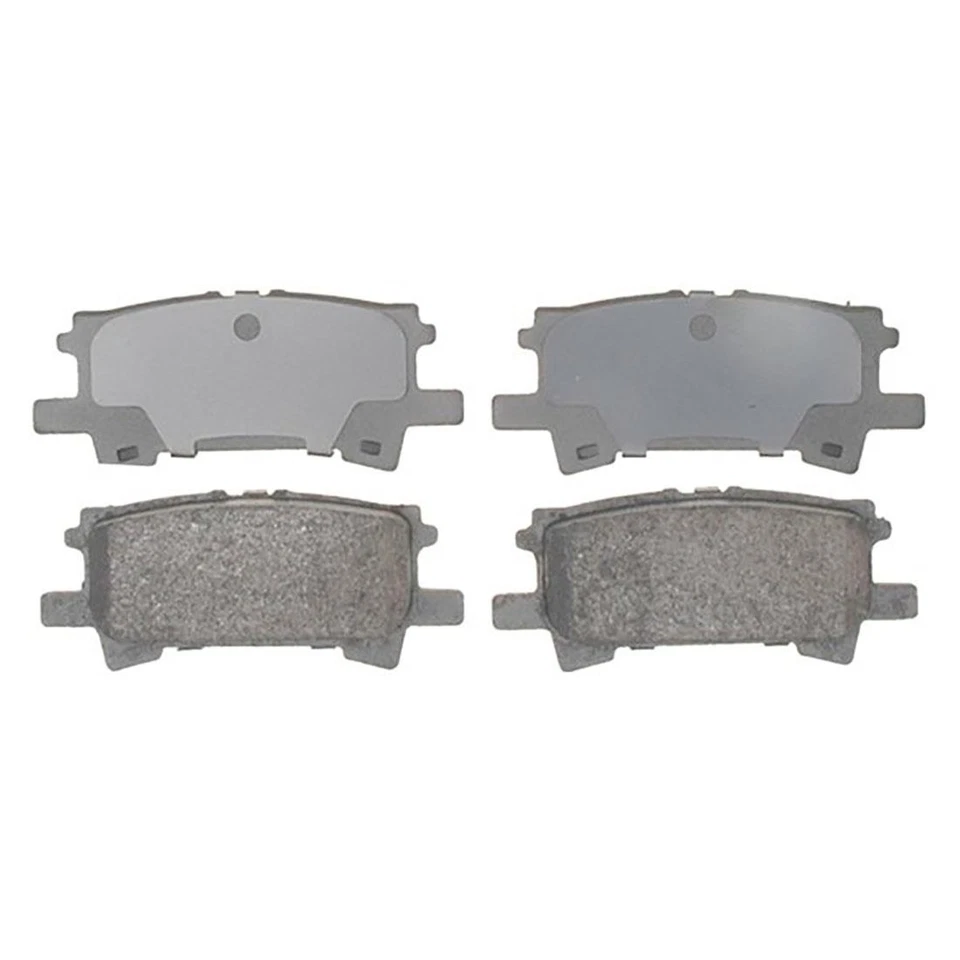 Rotores de freno delanteros traseros y pastillas de freno de cerámica para Toyota Highlander 2004-2007 Foto 3 de 4