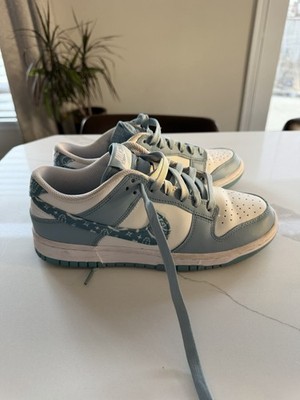 Nike Dunk Low Essential ''Paisley Pack Worn Blue  Size 8