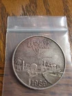 Vintage 1989 Joy to the World Engravable 1 oz .999 Fine Silver Round