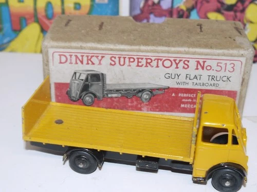 Vintage Dinky Supertoys 513 Guy Flat Truck With Tailboard Original Box