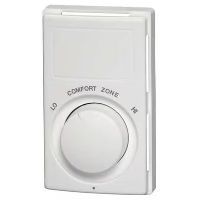 Dayton 3Uh07 Electric Baseboard Heater Thermostat, 1 Poles, Northern White,