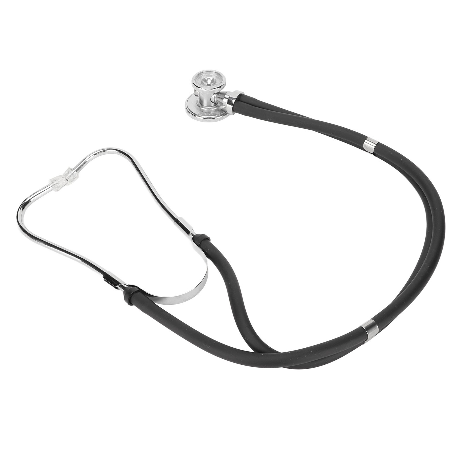 Double Head Stethoscope Aluminium Alloy Clear Transmission Lightweight Fetal TOU