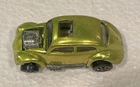 Vintage Hot Wheels Redline Custom Volkswagen Beetle Olive Green, Diecast Car