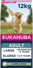 Dog Senior Large Breed Lamb & Rice Eukanuba 12kg 6.00 per kilo