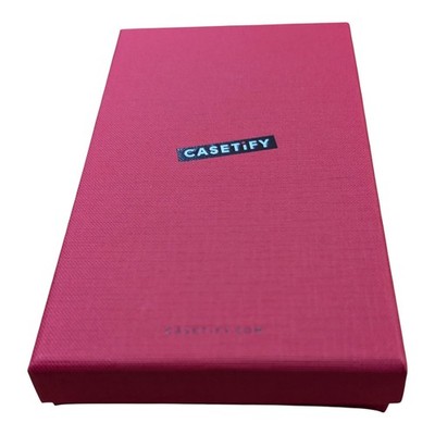 CASETIFY leere Geschenk Handy Hülle Box klein rot 10,3x18,1x2,5cm 