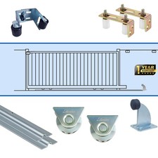 PREMIUM Sliding Gate Hardware Kit with HEAVY DUTY Bolt-on Wheels | Gates upto 3m
