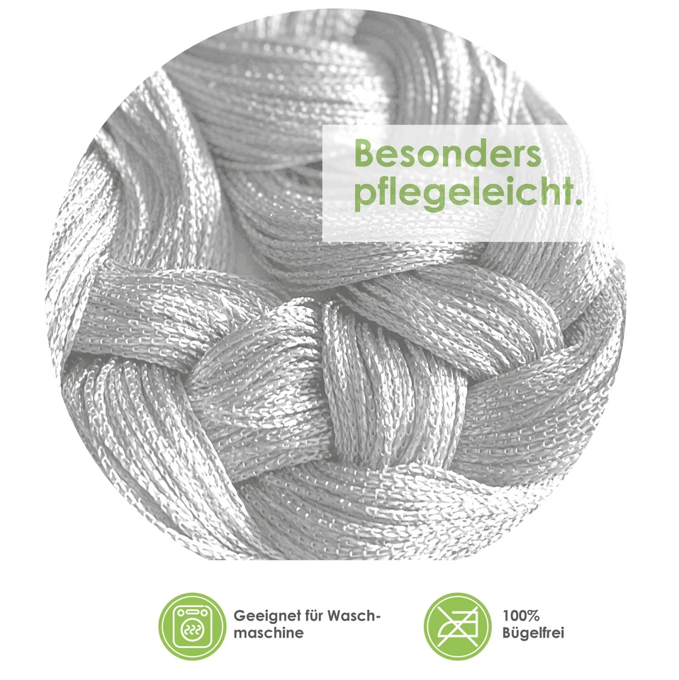 Fadenstore Fadengardine Fadenvorhang Ösen Kürzbar Balkon Vorhang Gardine Typ123 - Bild 3 von 4